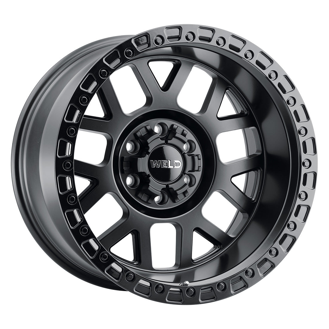 17x9 WELD Off-Road Cinch Black 6x135 6x139.7 6x5.5 ET0 Wheel Rim