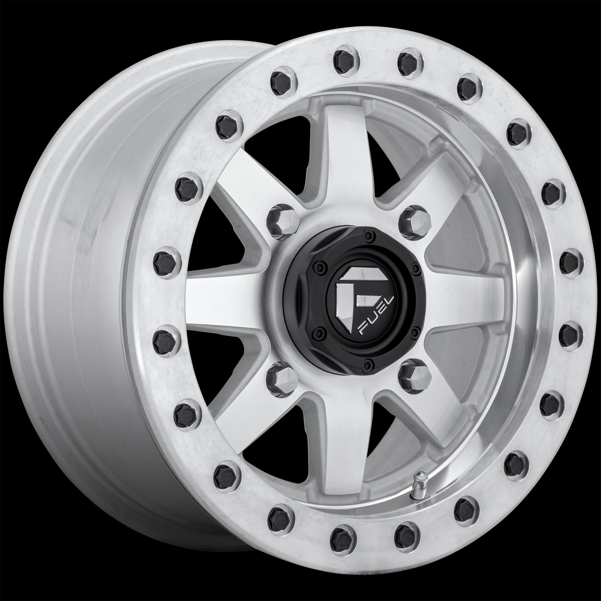 15X7 Fuel UTV D937 Maverick Beadlock Raw Machined 4X156 ET38 wheel/rim