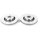 PowerStop Evolution Drilled Slotted Rotors Pair Front For Ford Mustang
