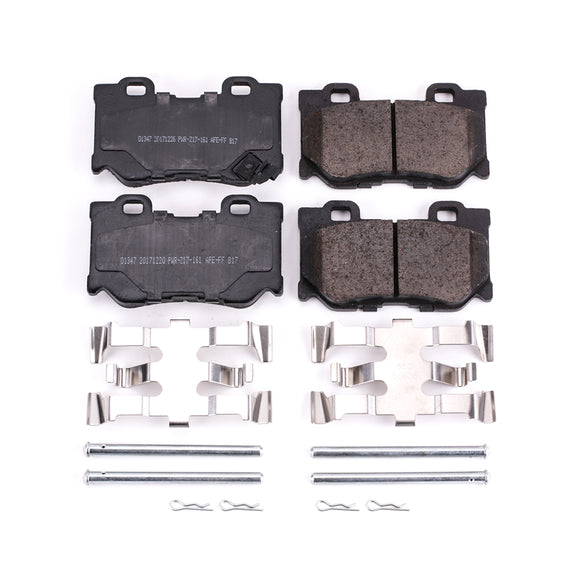 PowerStop Z17 Evolution Ceramic Brake Pads With Hardware
