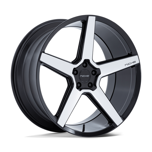 20x10.5 Niche NC283 Modena Gloss Black With Machined Face 5x114.3 ET38 Wheel