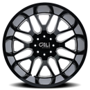 22x8.25 Cali Off-Road Invader Dually Gloss Black Milled 8x165.1 ET-192 Wheel