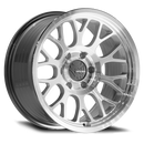 18x8 Mamba M28 Silver With Mirror Machine Face 5x127 5x5 ET35 Wheel Rim
