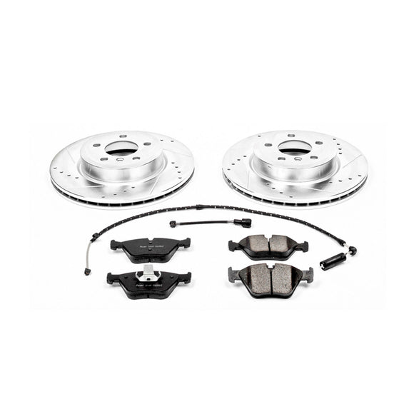 PowerStop Z23 Daily Driver Carbon-Fiber Ceramic Brake Pad and Drilled & Slotted
