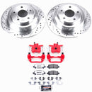 PowerStop Z26 Street Performance Ceramic Brake Pad, Drilled Slotted Rotor, and C