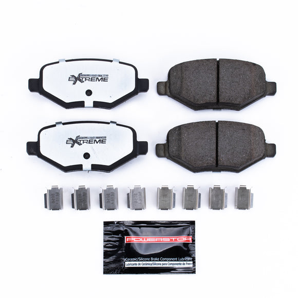 PowerStop Z36 Truck And Tow Carbon-Fiber Ceramic Brake Pads With Hardware