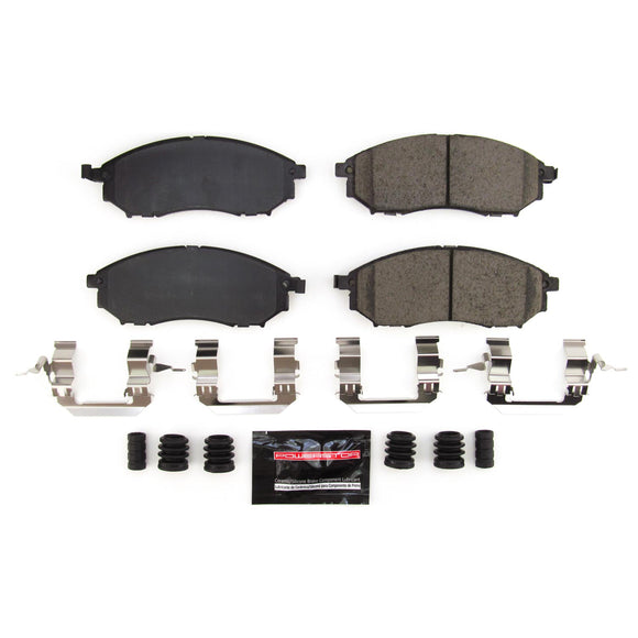 PowerStop Z23 Evolution Sport Carbon-Fiber Brake Pads With Hardware