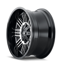 17x9 ION 144 Black/Machined 6x135/139.7 ET-12 wheel/rim