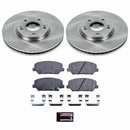 PowerStop OE Stock Replacement Low-Dust Ceramic Brake Pad and Rotor Kit