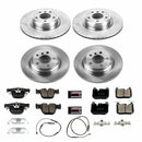 PowerStop OE Stock Replacement Low-Dust Ceramic Brake Pad and Rotor Kit
