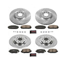PowerStop Z23 Daily Driver Carbon-Fiber Ceramic Brake Pad and Drilled & Slotted