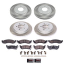 PowerStop Semi-Coated Rotor and Low-Dust Ceramic Brake Pad Kit