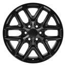 20" Replica CV62 fits Chevrolet Silverado 20 in. x 9 in. Gloss Black