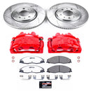 PowerStop Z26 Street Performance Ceramic Brake Pad, Drilled Slotted Rotor, and C