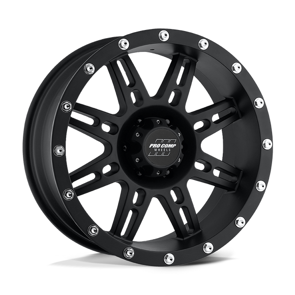 17X9 Pro Comp PA31 Stryler Flat Black 6X139.7 6X5.5 ET-6 Wheel Rim