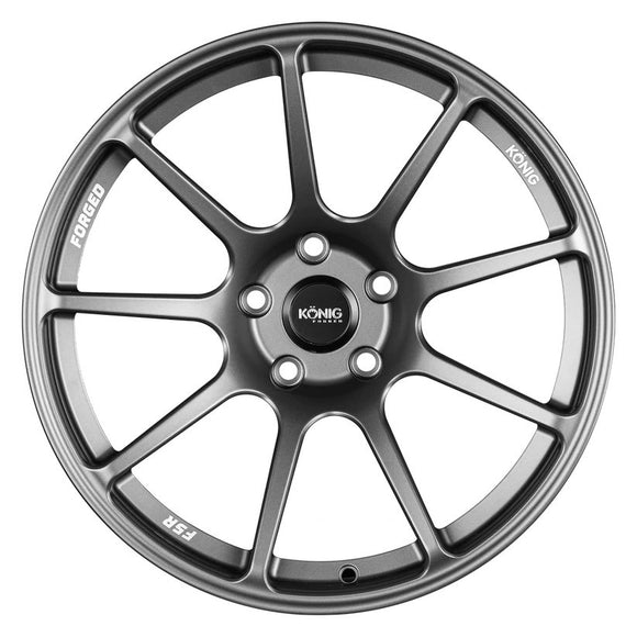 18x12 Konig F5R Ash Silver 5x114.3 ET20 CB73.1 Wheel Rim
