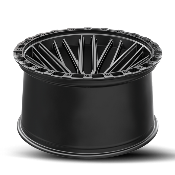 18x9 Vortek VRT-608 Apollo Matte Black 5x127 ET0 CB78.1 Wheel Rim