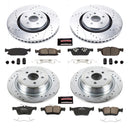 PowerStop Z23 Daily Driver Carbon-Fiber Ceramic Brake Pad and Drilled & Slotted