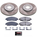 PowerStop Semi-Coated Rotor and Low-Dust Ceramic Brake Pad Kit