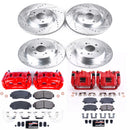 PowerStop Z23 Daily Driver Carbon-Fiber Ceramic Pads Drilled & Slotted Rotor & C