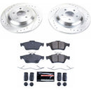 PowerStop Z23 Daily Driver Carbon-Fiber Ceramic Brake Pad and Drilled & Slotted