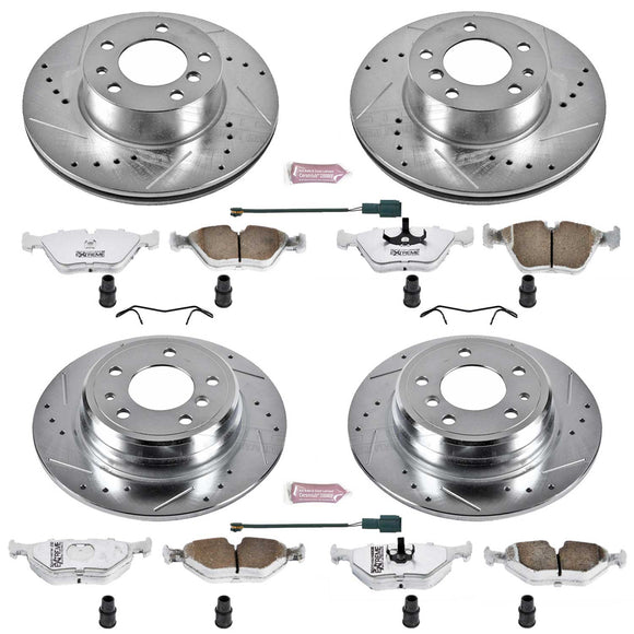 PowerStop Z26 Street Performance Ceramic Brake Pad and Drilled & Slotted Rotor K