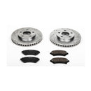 PowerStop Z23 Daily Driver Carbon-Fiber Ceramic Brake Pad and Drilled & Slotted
