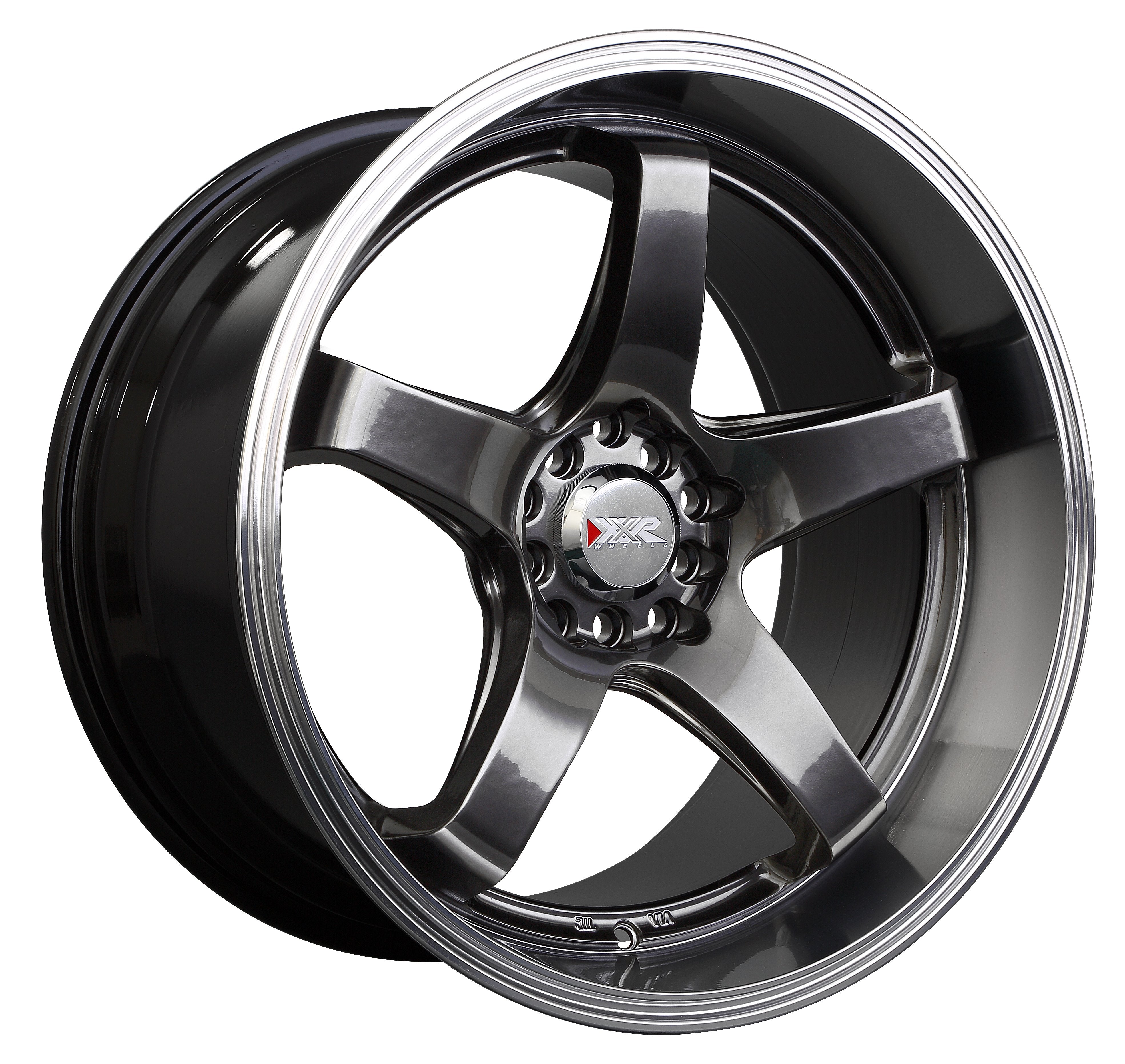 18x8.5 XXR 555 Chromium Black / ML 5x100/114.3 ET25