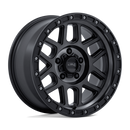 17X8.5 KMC KM544 MESA Satin Black With Gray Tint 5X127 ET0 wheel/rim