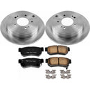 PowerStop OE Stock Replacement Low-Dust Ceramic Brake Pad and Rotor Kit