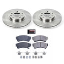 PowerStop OE Stock Replacement Low-Dust Ceramic Brake Pad and Rotor Kit