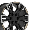 20" Replica CV65 fits Chevrolet Silverado 20 in. x 9 in. Gloss Black