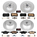 PowerStop Genuine Geomet Coated Rotor and Carbon-Fiber Ceramic Brake Pad Kit