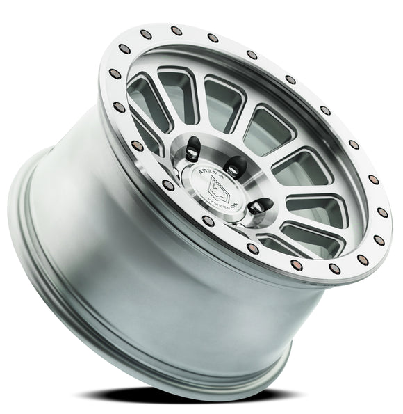 20x9 Arena Wheel Ammo Gloss Silver Machined Wheel 6x139.7 ET0 CB106.1