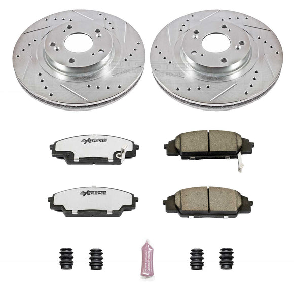 PowerStop Z26 Street Performance Ceramic Brake Pad and Drilled & Slotted Rotor K