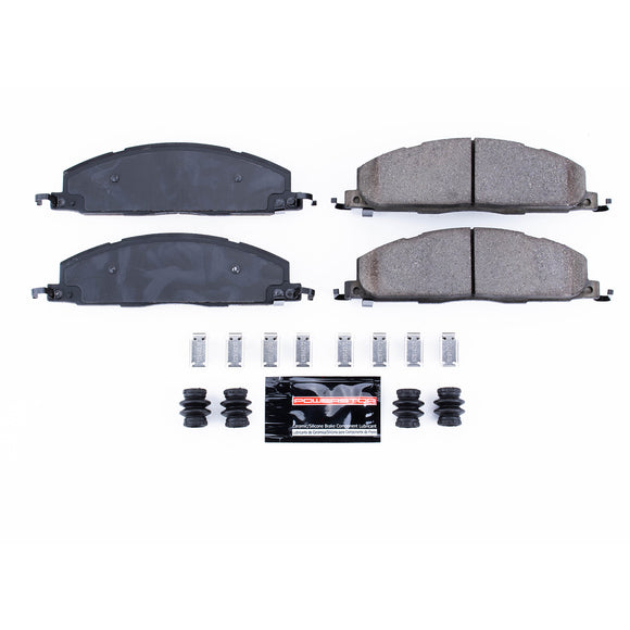 PowerStop Z23 Evolution Sport Carbon-Fiber Brake Pads With Hardware