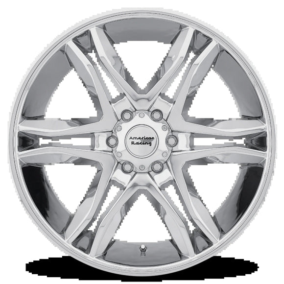 20x8.5 American Racing Mainline Chrome Wheel/Rim 6x139.7 20-8.5 6-139.7