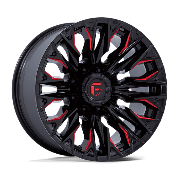 20x9 Fuel Off-Road D823 FLAME Black Wheel 8x180 ET1 CB124.2