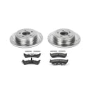 PowerStop Z23 Daily Driver Carbon-Fiber Ceramic Brake Pad and Drilled & Slotted
