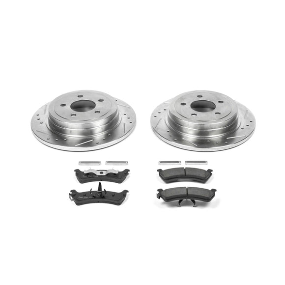 PowerStop Z23 Daily Driver Carbon-Fiber Ceramic Brake Pad and Drilled & Slotted