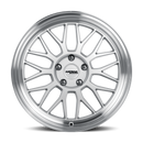 Katana KR06 Glossy Silver Machine Lip 5x100 ET40 CB73.1 Wheel Rim