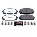 PowerStop Z36 Truck And Tow Carbon-Fiber Ceramic Brake Pads With Hardware