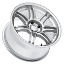 18x8.5 Kansei K17H Seven Hyper Silver 5x100 ET35 CB73.1 Wheel