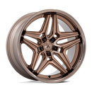 20X10.5 Asanti Black ABL-46 Duke Platinum Bronze 5X120 ET18 Wheel Rim-2