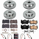PowerStop OE Stock Replacement Low-Dust Ceramic Brake Pad and Rotor Kit