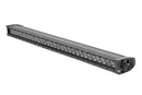 Rough Country Black Series LED Light Bar Cool White 30" Single Row