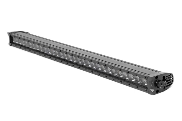 Rough Country Black Series LED Light Bar Cool White 30" Single Row