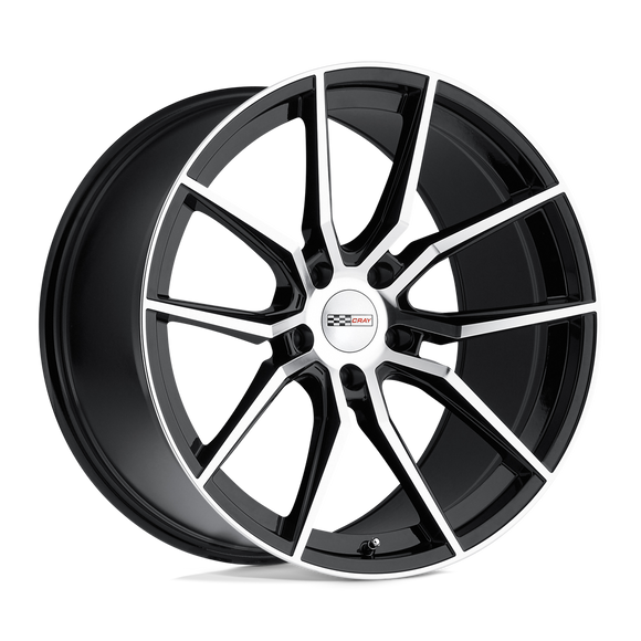 20X9 Cray SPIDER Gloss Black W/ Mirror Cut Face 5X120 ET38 wheel/rim