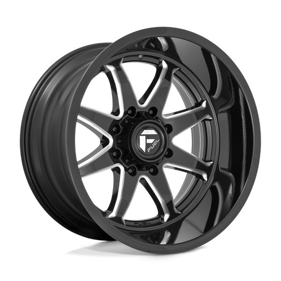 20x9 Fuel Off-Road D749 Hammer Gloss Black Milled 8x165.1 ET1 CB125.1 Wheel Rim