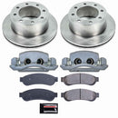 PowerStop OE Stock Replacement Low-Dust Ceramic Brake Pad, Rotor and Caliper Kit